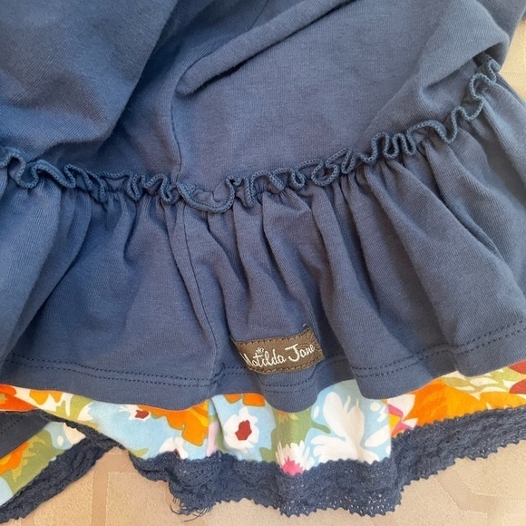 Matilda Jane Swing Time Ruffle Trim Dress Size XL Flawed - Picture 6 of 7